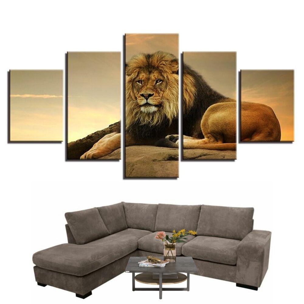 Tableau Lion Roi | Lion Royaume