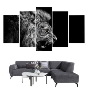 Tableau Lion Rugissant