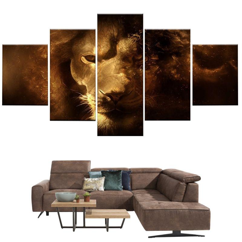 Tableau Lion Suprématie