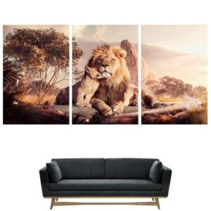 Tableau Lion Vision