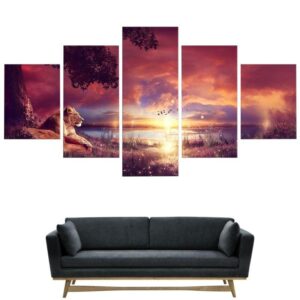 Tableau Lion Vue
