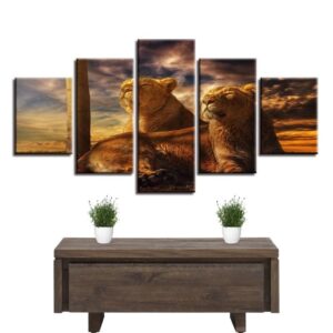 Tableau Lionnes