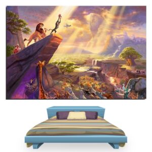 Tableau Roi Lion Couleurs | Lion Royaume