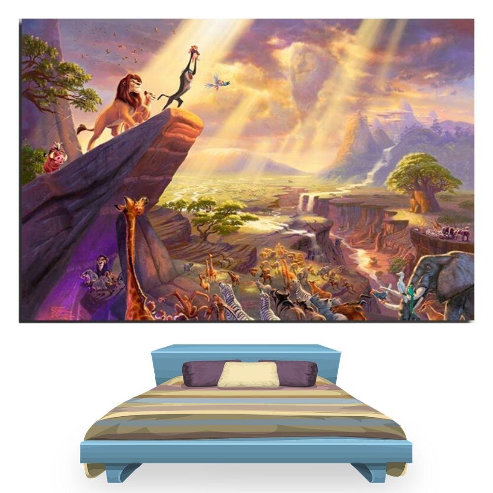 Tableau Roi Lion Couleurs | Lion Royaume