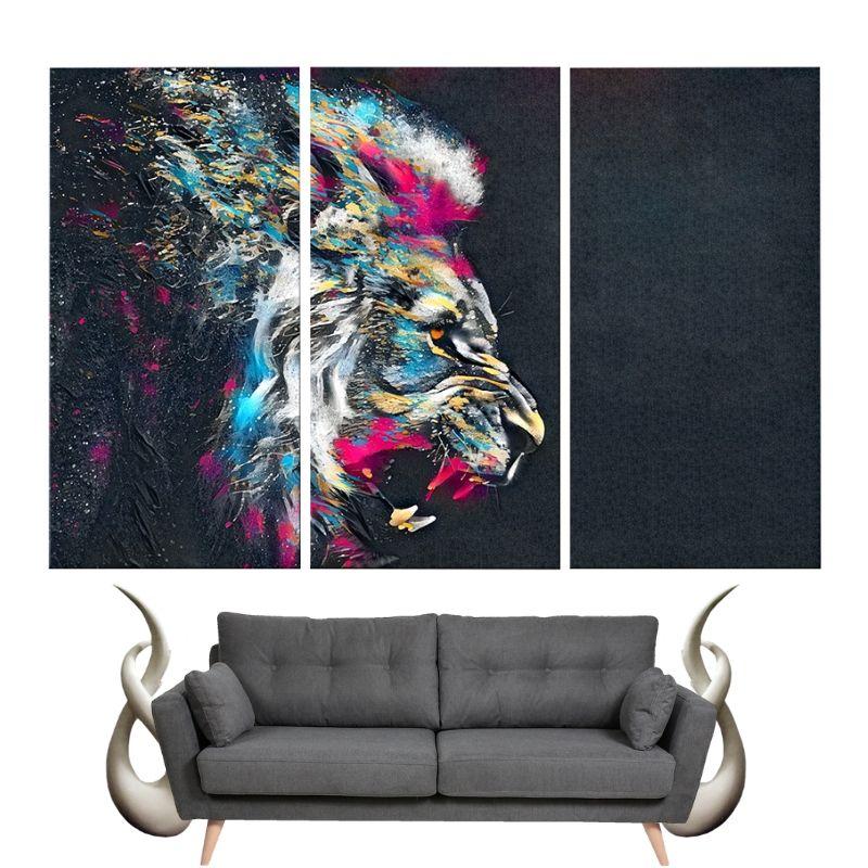 Tableau Street Art Lion