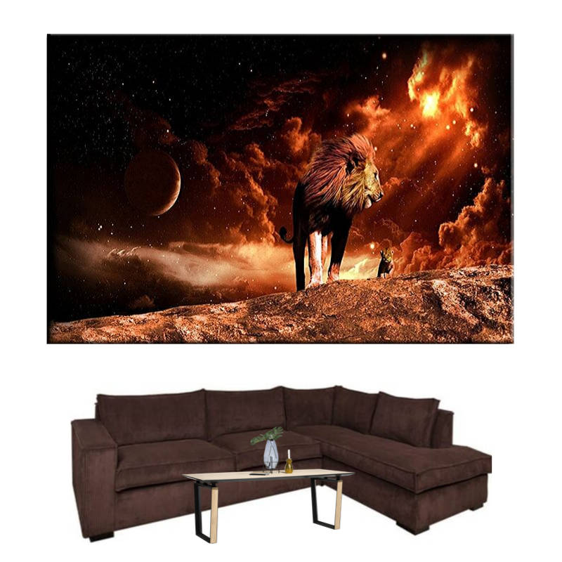 Tableau sur Toile Lion | Lion Royaume