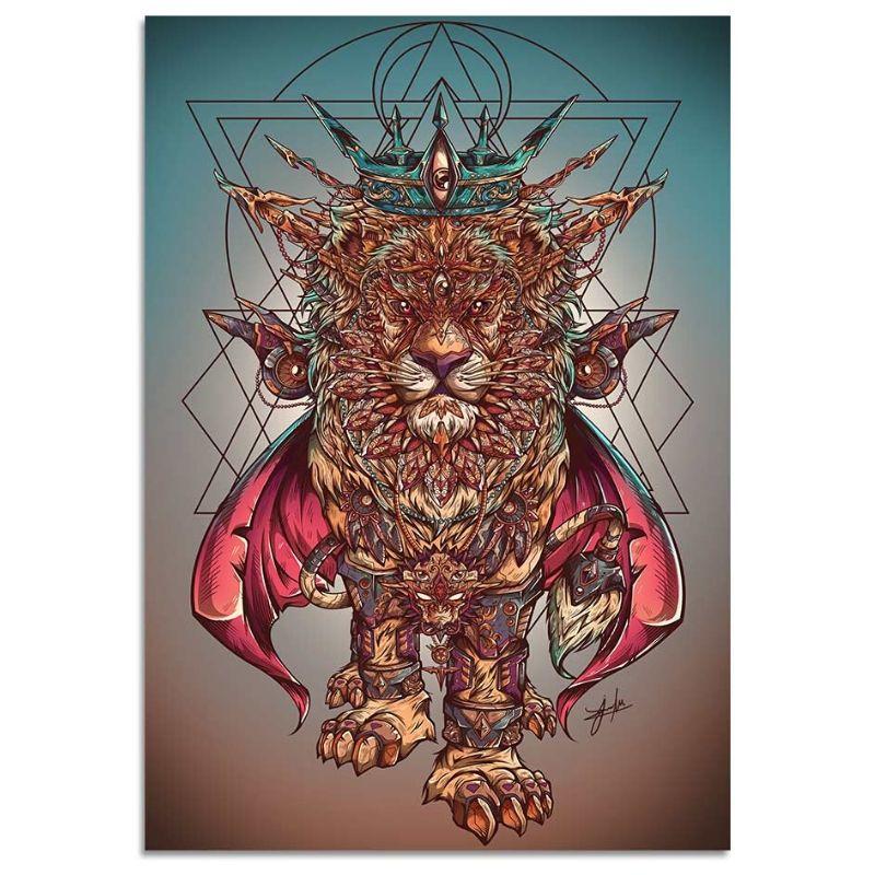 Tableau Toile Lion