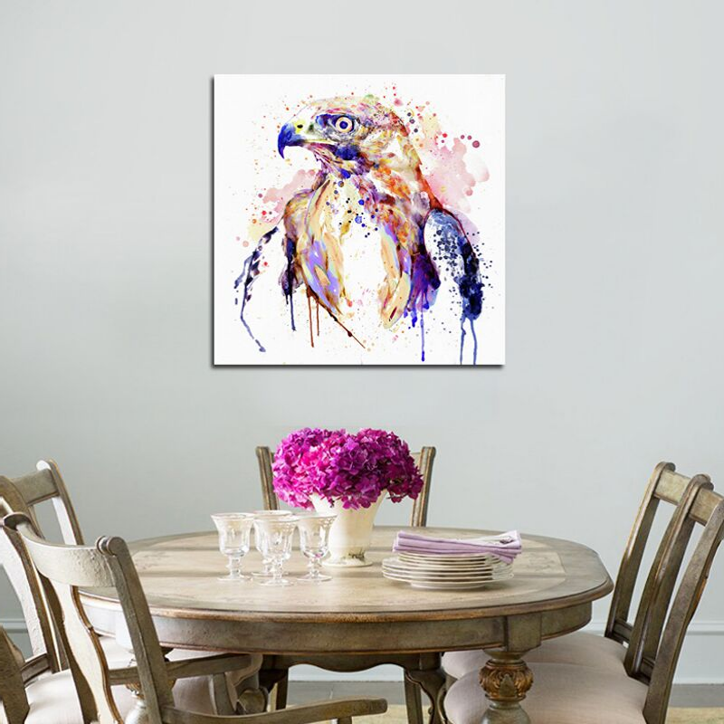 Tableau animal en couleurs.