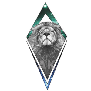 Tatouage Éphémère Lion Espace