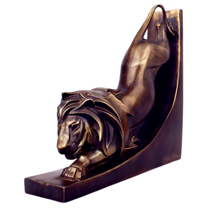 Zoom Statue Lion Bronze Agile