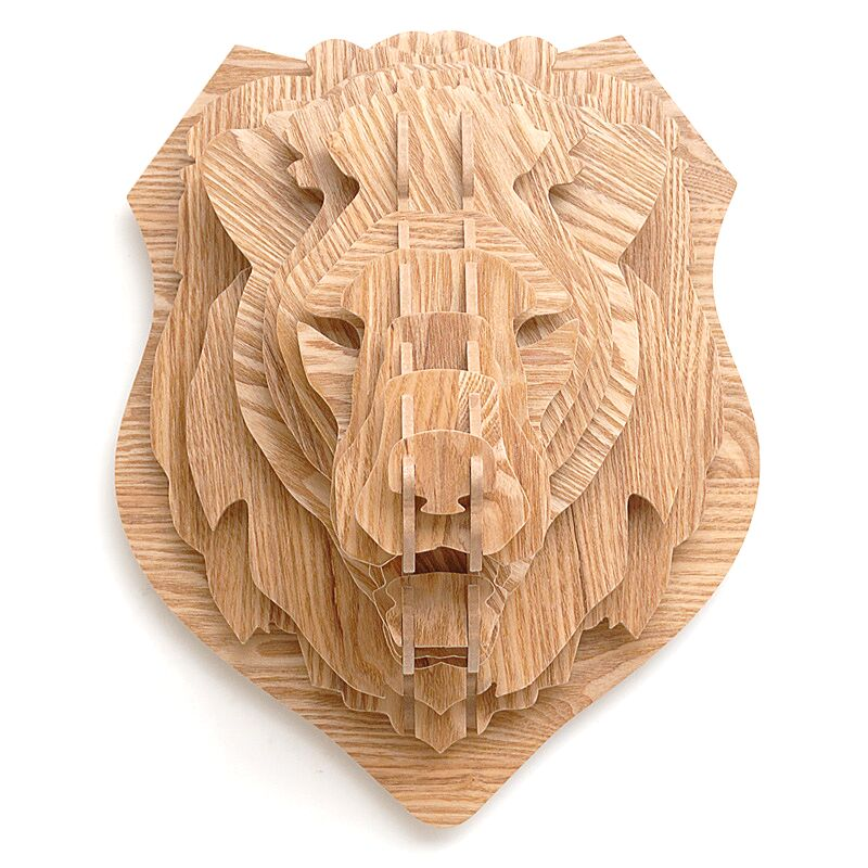 Tête de lion décoration.