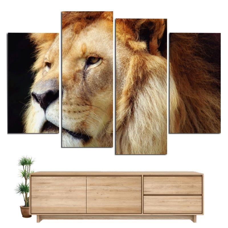 Tête de Lion Tableau